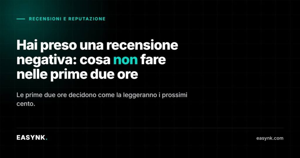 Copertina: cosa non fare quando ricevi una recensione negativa